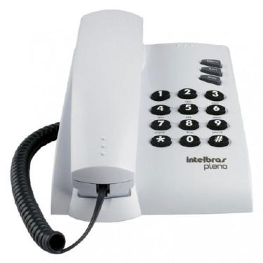Imagem de Telefone c/fio pleno cinza artico intelbras mania virtual
