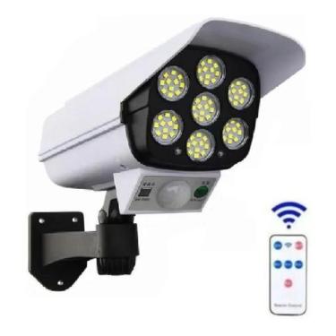 Imagem de Câmera Falsa Refletor Luminária Energi Solar Sensor Presença - New, Re