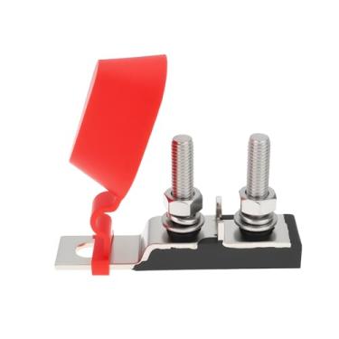 Imagem de SING F LTD M8 Suporte de fusível de parafuso duplo bloco de fusíveis de terminal duplo 88 x 20 x 27 mm para carros elétricos