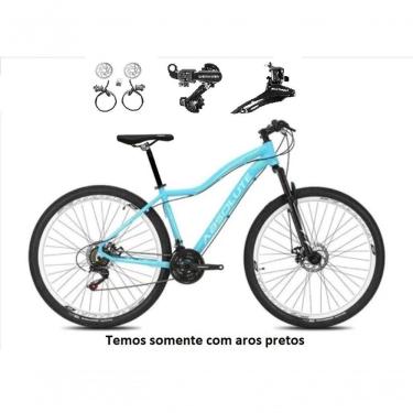 Imagem de Bicicleta Aro 29 Absolute Hera Feminina 24v Câmbios Shimano Freios Hidráulicos Garfo Suspensão - Azul Tam.17
