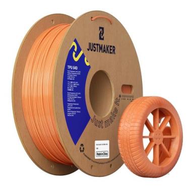 Imagem de Filamento para impressora 3D JUSTMAKER TPU 64D 1,75 mm 1 kg rosa tímid