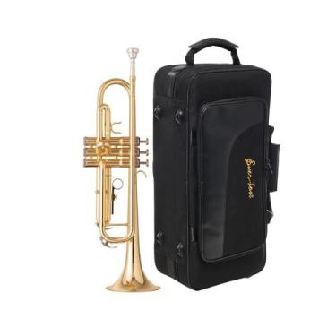 Imagem de Trompete ever-ton first laqueado com estojo de luxo