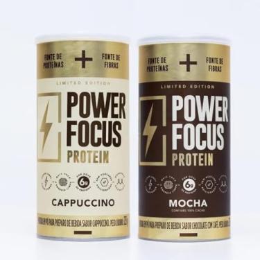 Imagem de Kit Protein: 1 Power Focus de Mocha 225g + 1 Power Focus de Cappuccino 225g