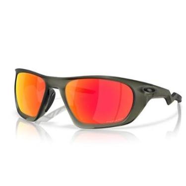 Imagem de Óculos de Sol Oakley Lateralis Matte Olive Ink Prizm Ruby-Masculino