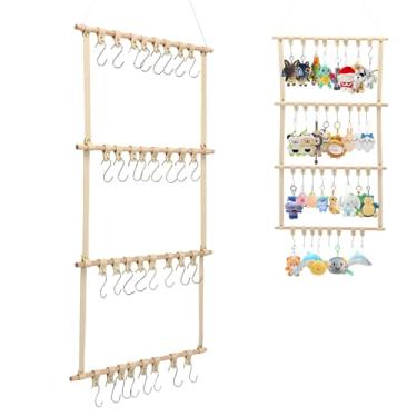 Imagem de Prateleiras de armazenamento penduradas, armazenamento de bonecas de pelúcia para pendurar, organizadores de bonecas destacáveis para armazenamento, organizador de pendurar sobre a porta, presentes de