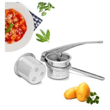 Imagem de Amassador Espremedor De Batata 2 In 1 Nhoqueira E Batata
