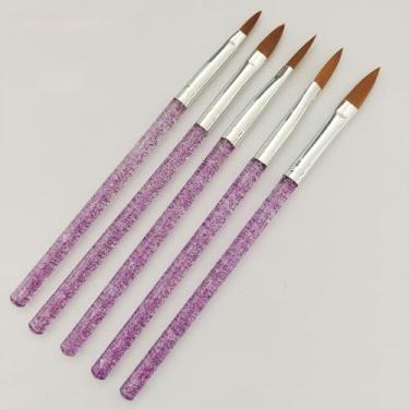Imagem de Pincéis de pintura de arte de unhas (5 peças)