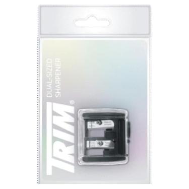 Imagem de Trim – Apontador de Lápis de Maquiagem Duo | Duas Aberturas para Lápis Finos e Grossos | Lâmina Afiada e Precisão Profissional