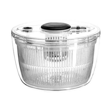 Imagem de Centrífuga Desidratadora De Vegetais Grande 3L 5L Com Drenagem Rápida 