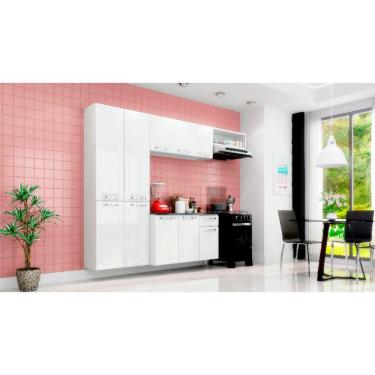 Imagem de Cozinha Compacta Amanda De Aço 4 Peças Itatiaia Branco