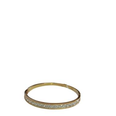 Imagem de Bracelete em Zircônia com Banho de Ouro 18k, Pulseira Feminina Elegante, Banhado a Ouro