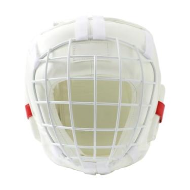 Imagem de Deevoka Capacete de boxe, proteção para testa e ouvidos ventilados com gaiola, proteção total, capacete de karatê para sparring, kickboxing, mma, Xl