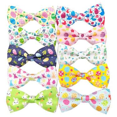 Imagem de Gravatas-borboleta PET SHOW, Dia de Páscoa para cães médios, 10 unidad