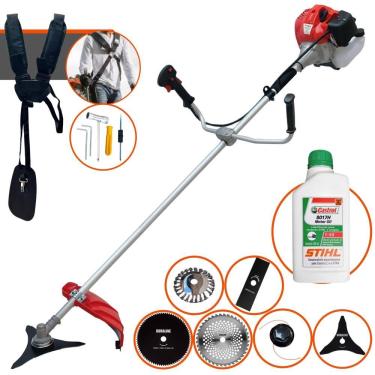 Imagem de Roçadeira Cg520p 52cc Multifuncional 6 Em 1 + Óleo Stihl 2t
