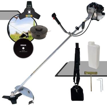 Imagem de Roçadeira à Gasolina Lateral Tbc43h Toyama 43cc 1,7hp 3 Em 1