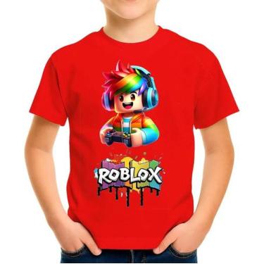 Imagem de Camiseta Camisa Menino Menina Infantil Juvenil Gamer Roblox MD3 - Case