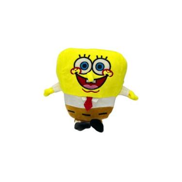 Imagem de Brinquedo de Pelúcia Bob Esponja Desenho Infantil 25cm - OMFkids