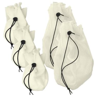 Imagem de Kit Coador Voal Pérola 3 Pp + 2 Médio Suco Verde Detox Kefir