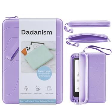 Imagem de Dadanism Embreagem de silicone de 16 a 7 polegadas para Kindle Paperwhite e Kindle Colorsoft Signature Edition, K-indle de 15 cm, Kobo, Nook E-Reader, bolsa multiuso com revestimento antipoeira para
