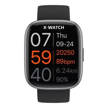 Imagem de Relógio Unissex X-Watch Smartwatch Original Titanium XSWUQPI005A Pulseira Silicone Preta-Unissex