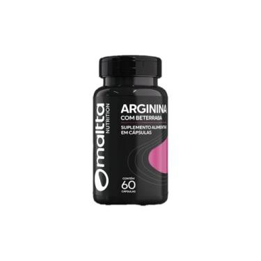 Imagem de Arginina com Beterraba 60 cápsulas Maltta Nutrition Sabor:Sem sabor, S
