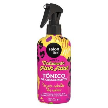 Imagem de Tônico Capilar Cachos dos Sonhos Pink Fatal 300ml Salon Line, Rotina C