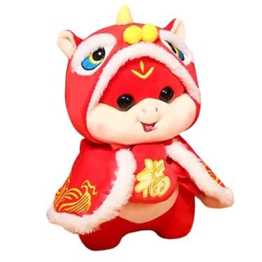 Imagem de Brinquedo de de pelúcia 2025, boneca de pelúcia do ano 2025 da,Brinquedos de pelúcia Pelúcia Animal - Decoração do quarto mascote chinês brinquedo de pelúcia, boneca de pelúcia primavera festival ver