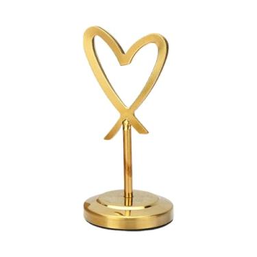 Imagem de Shakven Suporte para porta-cartões de mesa, porta-números | Cartões de lugar de suporte de imagem de foto de sinal de mesa - Clipe de foto para clipes de nome de metal, suporte de clipe de foto para