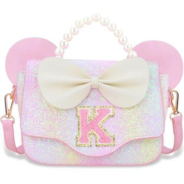 Imagem de Luchike Presentes de aniversário para meninas – Bolsa tiracolo infantil para princesas, presentes de Natal, Rosa - G