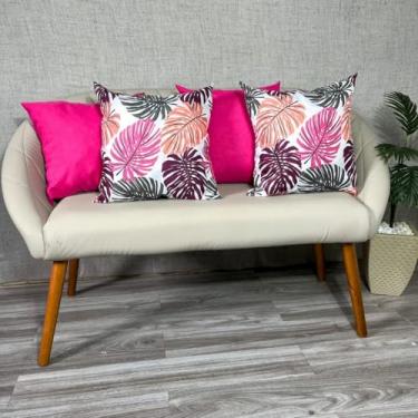 Imagem de Kit c Almofadas Cheias Decorativas pSala(COSTELA ROSAcPINK)