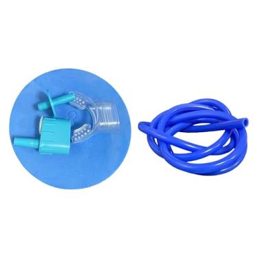 Imagem de YIJU Snorkel seco para mergulho com bocal macio, para adultos, leve, ideal para mergulho livre e autônomo, Tubo único