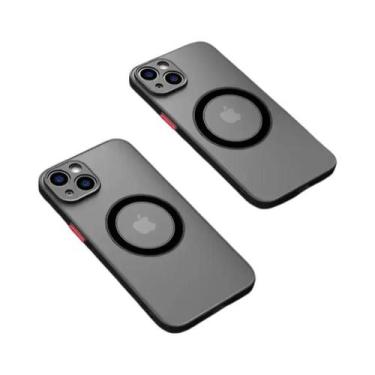 Imagem de Capa Magnética Matte Armor Para Carregamento Sem Fio Magsafe Para iPho