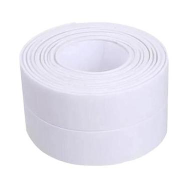 Imagem de Fita Adesiva De PVC Impermeável 3,2m Autoadesiva Para Pia De Banheiro,