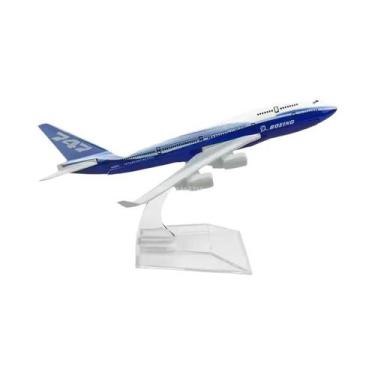 Imagem de Modelo De Avião Em Liga Diecast De 16CM, Brinquedo Colecionável 737 74
