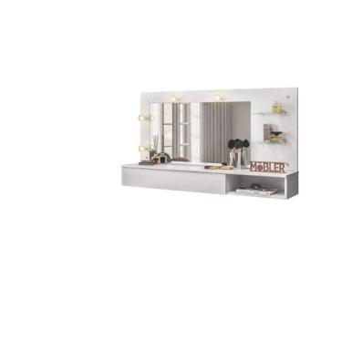 Imagem de Penteadeira Camarim Studio Lumiere - BebeShop - Mobler, Branco Fosco