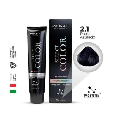Imagem de ProHall Coloração Permanente Para Cabelo Preto Azulado 2.1