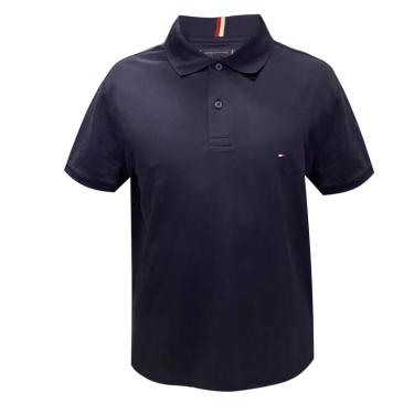 Imagem de Camiseta Masculina Tommy Hilfiger 1985 Regular Polo Azul Marinho-Masculino
