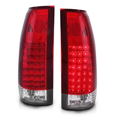 Imagem de Anzo USA 311004 Chevrolet Vermelho/Transparente Conjunto de Luz Traseira LED - (Vendido em Pares)