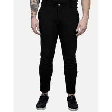 Imagem de Calça King & Joe Masculina Malha Comfort Preta-Masculino
