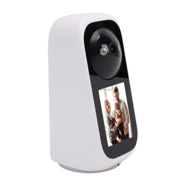 Imagem de aqxreight Câmera de Segurança 2K, Câmera Interna de Detecção Humana de 2 Vias Com Tela Colorida HD de 2,8 Polegadas, APP para Casa