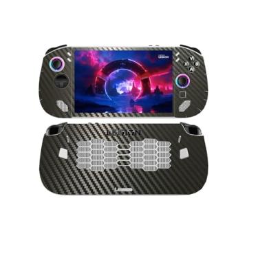 Imagem de Adesivo com estampa de carbono para Legion Go S Vinyl Wrap Adesivos Capa Protetora Decalque (Preto)