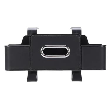 Imagem de Diydeg Caixa de Armazenamento do Assento Traseiro do Carro Com Suporte para Copos, Organizador Assento Traseiro Carro Suporte de Tecido Multifuncional para Encosto de Cabeça Com (BLACK)