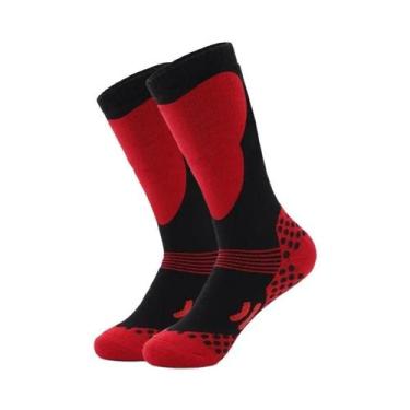 Imagem de Meias Térmicas Infantis De Algodão Mais Grossas E Quentes Para Esporte