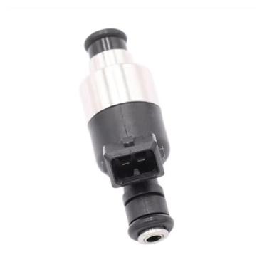 Imagem de Conjunto de 6 injetores de combustível nas cores preto e prata, acessórios automotivos para Isuzu 17089625, bico injetor de gasolina.