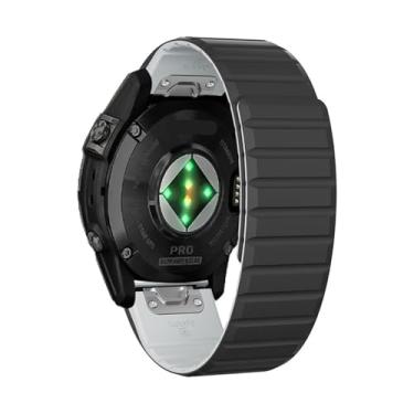Imagem de DFAMIN Pulseiras Fenix 8X Sport Fenix 7X Sport de 22 mm e 26 mm para Garmin Fenix 7/Fenix 6/Fenix 5/Fenix 6X Pro/Fenix 3/HR/Descent MK1/D2 Delta PX/D2, 26mm, Ágata