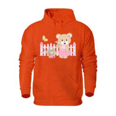 Imagem de Blusa Agasalho Moletom Feminino Plus Size Flanelado Com Capuz Ajustave