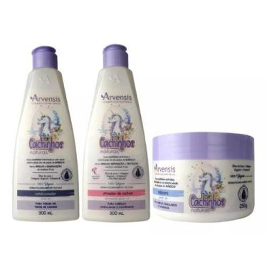 Imagem de Kit Arvensis Infantil Ondulados Condicionador Ativador Masc