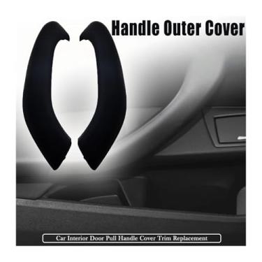 Imagem de Maçaneta interna do carro, 2 peças, apoio de braço da porta interna, compatível com bmw x1 x2 f48 f49 51417417513, maçaneta interna da porta do carro(Silver Gray 2pcs set)