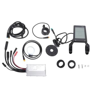 Imagem de Kit de Conversão de Scooter Elétrico, Kit de Display LCD do Controlador do Motor 36V 48V 15A Controlador LCD Display Sensor de Assistência do Acelerador de Polegar Kit de 1 a 2