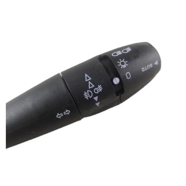 Imagem de Alavanca de pisca-pisca de farol para Peugeot 107 206 207 307 406 407 807 Oe 96595087Xt 96608841Xt Interruptor indicador de seta de direção para carro buzina automática (buzina 96608841Xt)